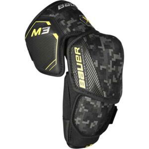 Bauer SUPREME M3 ELBOW PAD-INT Juniorské hokejové chrániče loktů, černá, veľkosť M