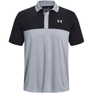 Under Armour PERFORMANCE 3.0 COLOR BLOCK Pánské polo tričko, šedá, veľkosť lg