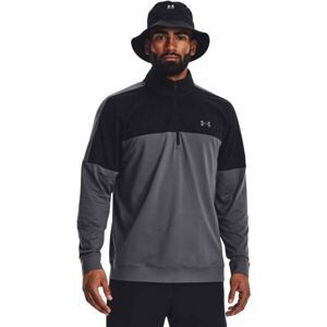 Under Armour STORM MIDLAYER Pánská golfová mikina, šedá, veľkosť XL