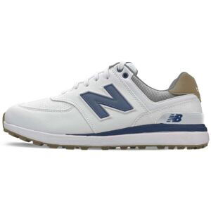 New Balance 574 GREENS Pánská golfová obuv, bílá, velikost 44.5