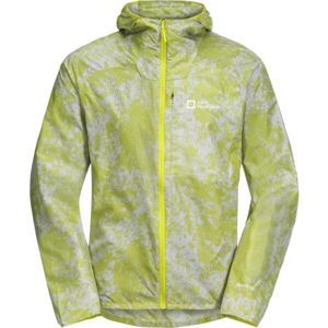 Jack Wolfskin PRELIGHT WIND JK1T3 Pánská outdoorová bunda, žlutá, velikost