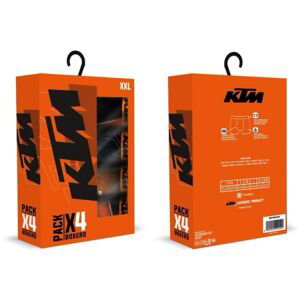 KTM SHORTS 4PACK Pánské boxerky, černá, velikost