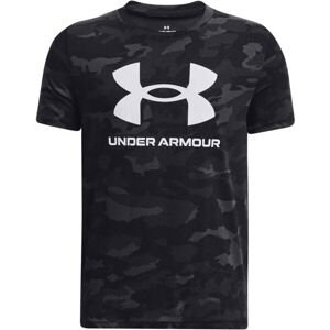 Under Armour SPORTSTYLE Chlapecké tričko, černá, velikost