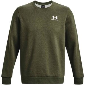 Under Armour ESSENTIAL FLEECE CREW Pánská mikina, zelená, velikost