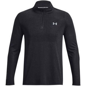 Under Armour STRIDE 1/4 ZIP Pánské tričko, černá, velikost