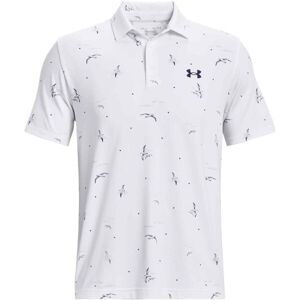 Under Armour PLAYOFF 3.0 Pánské golfové polotričko, bílá, velikost