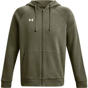 Under Armour RIVAL Pánská mikina, khaki, velikost