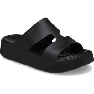 Crocs GETAWAY PLATFORM H-STRAP Dámské sandály, černá, velikost 41/42