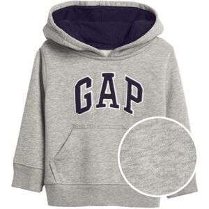 GAP PULLOVER LOGO Chlapecká mikina, šedá, velikost