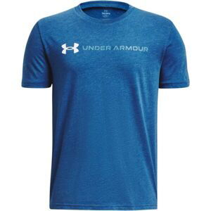 Under Armour WORDMARK Chlapecké triko, modrá, velikost