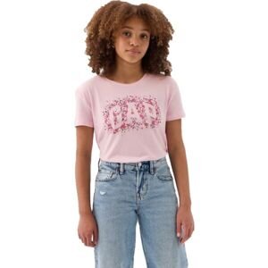 GAP GRAPHIC LOGO Dívčí tričko, růžová, velikost
