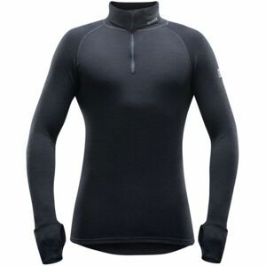 Devold EXPEDITION MAN ZIP NECK Pánské funkční triko, černá, veľkosť M