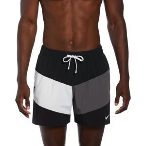 Nike SWOOSH LINK 5 Pánské plavecké šortky, černá, velikost