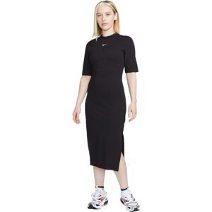 Nike SPORTSWEAR ESSENTIAL Dámské šaty, černá, velikost