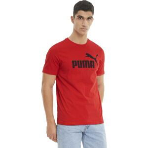 Puma ESSENTIALS LOGO TEE Chlapecké triko, červená, velikost