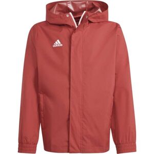 adidas ENTRADA 22 ALL-WEATHER Chlapecká bunda, červená, velikost