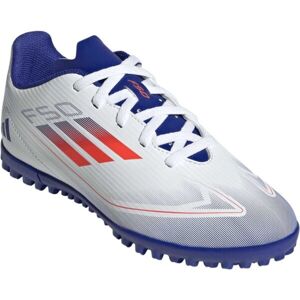 adidas F50 CLUB TF JR Dětské turfy, bílá, velikost 36