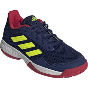 adidas GAMESPEC K Dětská tenisová obuv, tmavě modrá, velikost 36