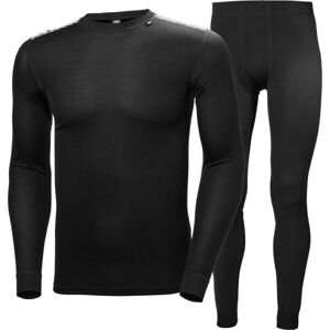 Helly Hansen COMFORT LIGHT SET Pánský set termo prádla, černá, velikost