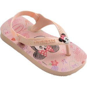 HAVAIANAS BABY DISNEY CLASSICS II Dětské žabky, růžová, velikost 25/26