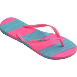 HAVAIANAS SLIM COLOR FUN Dámské žabky, růžová, velikost 41/42