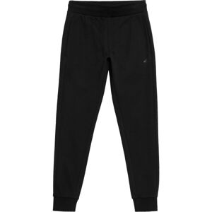 4F TROUSERS Pánské tepláky, černá, velikost
