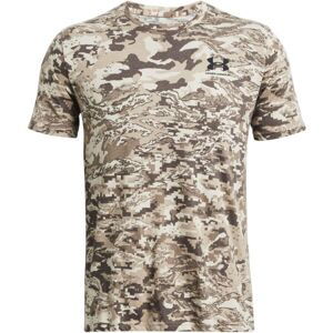 Under Armour ABC CAMO Pánské triko, khaki, velikost