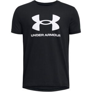 Under Armour SPORTSTYLE LOGO Chlapecké triko, černá, velikost