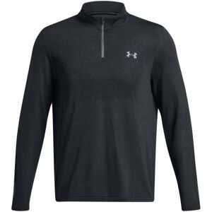 Under Armour STRIDE 1/4 ZIP Pánské tričko, černá, velikost