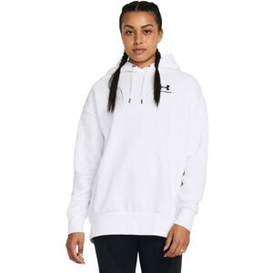 Under Armour ESSENTIAL FLC OS HOODIE Dámská mikina, bílá, velikost