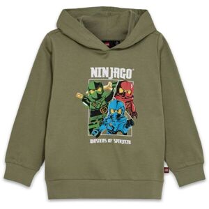LEGO® kidswear LWSCOUT 600 Chlapecká mikina, khaki, velikost