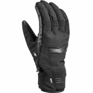 Leki CERRO S Unisexové lyžařské rukavice, černá, velikost 9.5