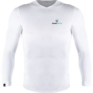 GAMEPATCH COMPRESSION SHIRT Kompresní unisex triko, bílá, velikost