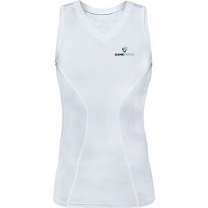 GAMEPATCH COMPRESSION SHIRT Kompresní unisex triko, bílá, velikost