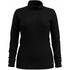 Smartwool CLASSIC A-S MERINO BL 1/4 ZIP Dámské termo triko, černá, velikost