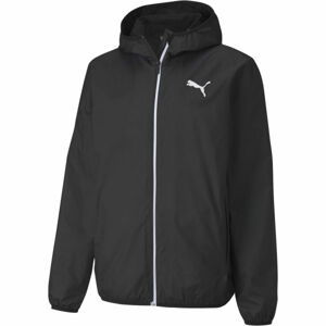 Puma ESSENTIAL SOLID WINDBREAKER Pánská sportovní větrovka, černá, velikost M