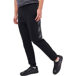 Kappa LOGO DERECK Pánské tepláky, černá, velikost XXXL