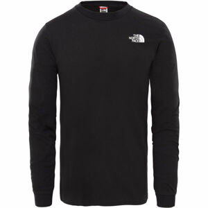 The North Face SIMPLE DOME M Pánské triko s dlouhým rukávem, černá, veľkosť S