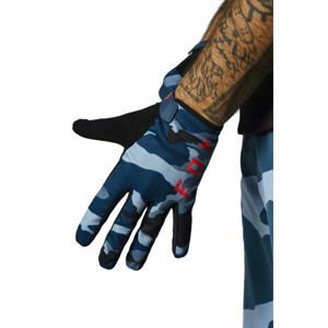 Fox RANGER CAMO Cyklistické rukavice, tmavě modrá, velikost XXL