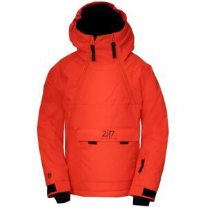 2117 LILLHEM JUNIOR´S JACKET Dětská lyžařská bunda, červená, velikost 128