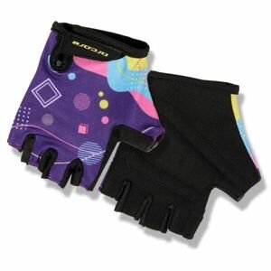 Arcore LUKE Dívčí cyklistické rukavice, fialová, velikost 4