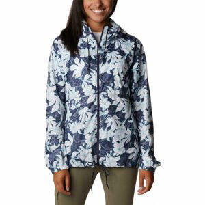 Columbia FLASH FORWARD PRINTED WINDBREAKER Dámská větrovka, bílá, veľkosť XL