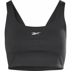 Reebok WOR RIB BRALETTE Dámská podprsenka, černá, velikost M