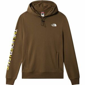 The North Face M HOODIE GRAPHIC PH 1 Pánská mikina, khaki, velikost S