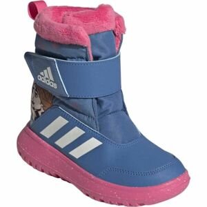 adidas WINTERPLAY FROZEN C Dětské zimní boty, modrá, velikost