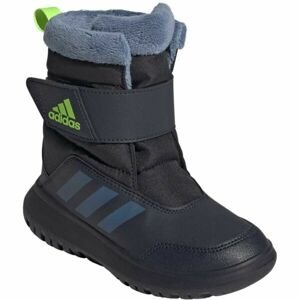 adidas WINTERPLAY C Dětské zimní boty, tmavě modrá, veľkosť 28