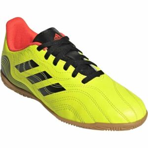 adidas COPA SENSE.4 IN J Dětské sálovky, žlutá, velikost 35.5