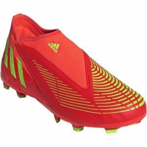 adidas PREDATOR EDGE.3 LL FG J Dětské kopačky, červená, velikost 36