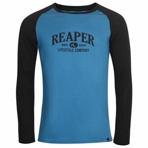 Reaper BCHECK Pánské triko s dlouhým rukávem, modrá, velikost M