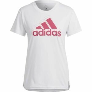 adidas BRAND LOVE TEE Dámské tričko, bílá, velikost S